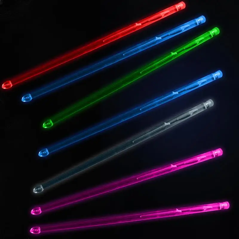 Glow In The Dark Drumsticks 2X Drumsticks For Drummer 15 Color Changing Rechargeable Drumsticks For Adults Kids Christmas