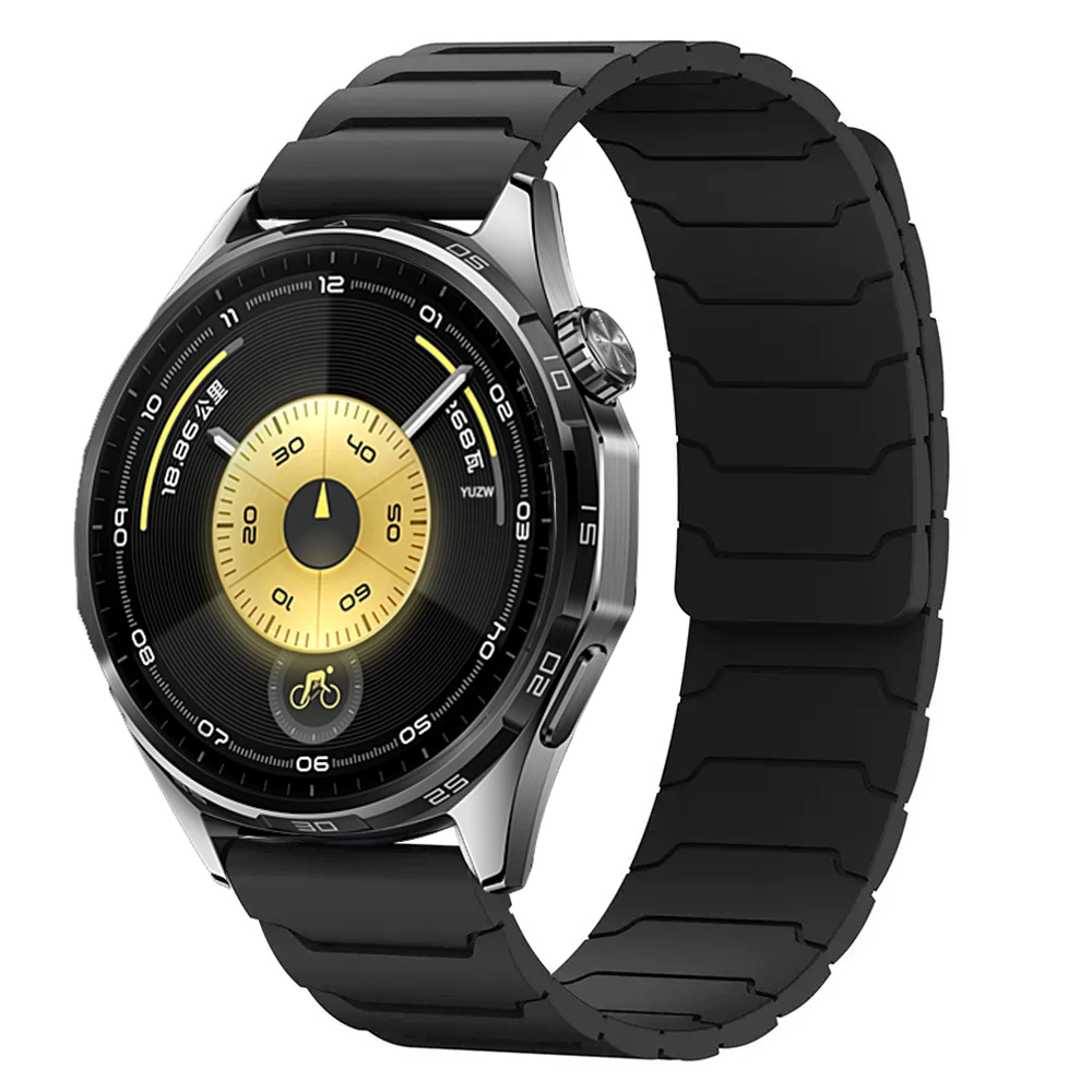 20mm 22mm Silicone Strap For Huawei GT 6 Pro GT6 GT5 GT5Pro GT4 GT3 2 2e 46mm 42mm Magnetic Band For Huawei Watch 5 4 3 Bracelet