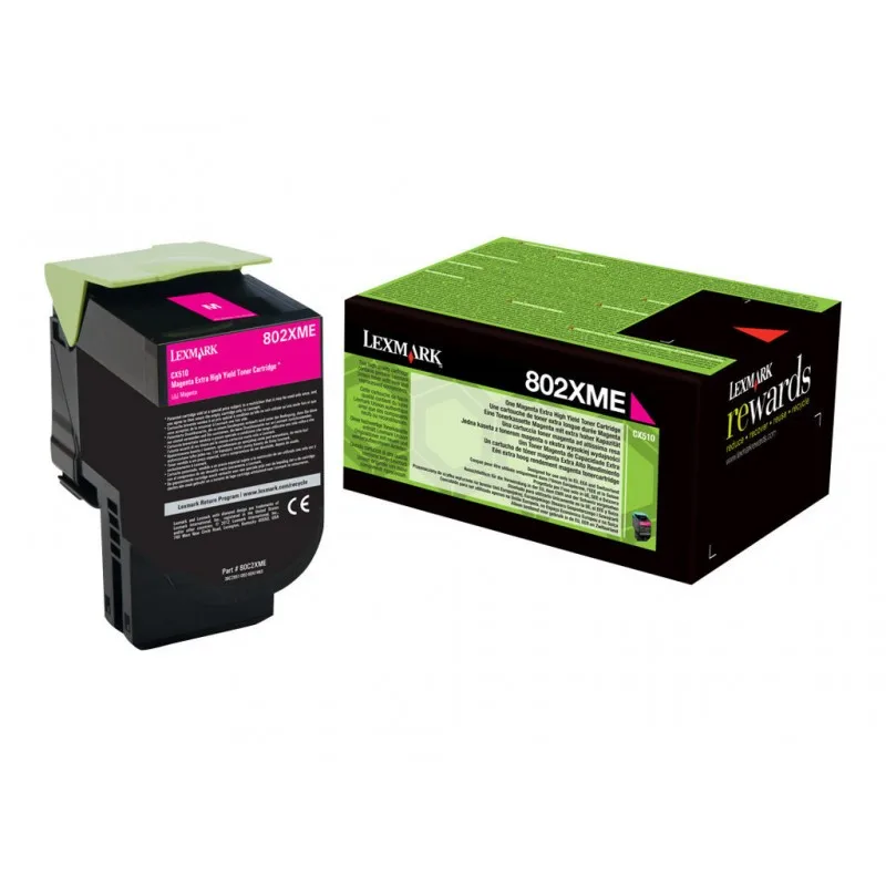 Lexmark CX510 Magenta Original Toner cartridge-80C2XM0/80C2XME/802XM 80C2XM0 tintasycartuchos.com