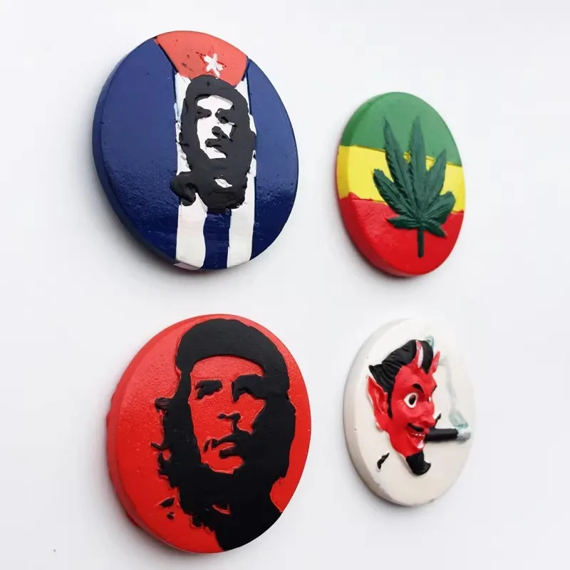 Cuba Fridge Stickers National Emblem Cigar Souvenirs La Habana Fridge Magnets Home Decoration Wedding Gifts