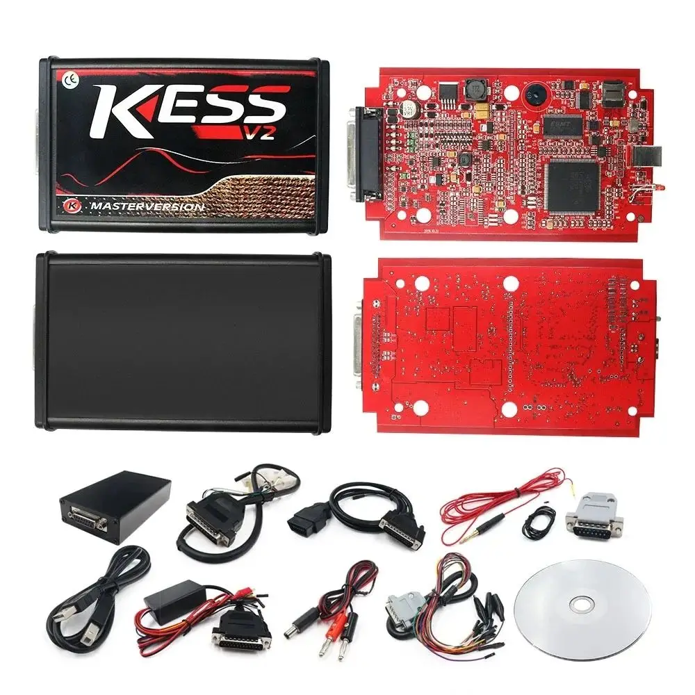 Online KESS V5.017 2.80 EU Red KTAG V7.020 4 LED v2.25 K-TAG 7.020 Master KESS 5.017 OBD2 Programmer - Image 3