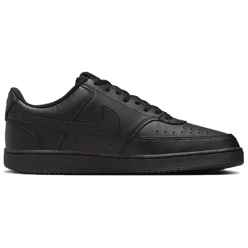 Nike Court Vision Low Next Nature Triple Black Sneakers shoes DH2987-002 With Original Box