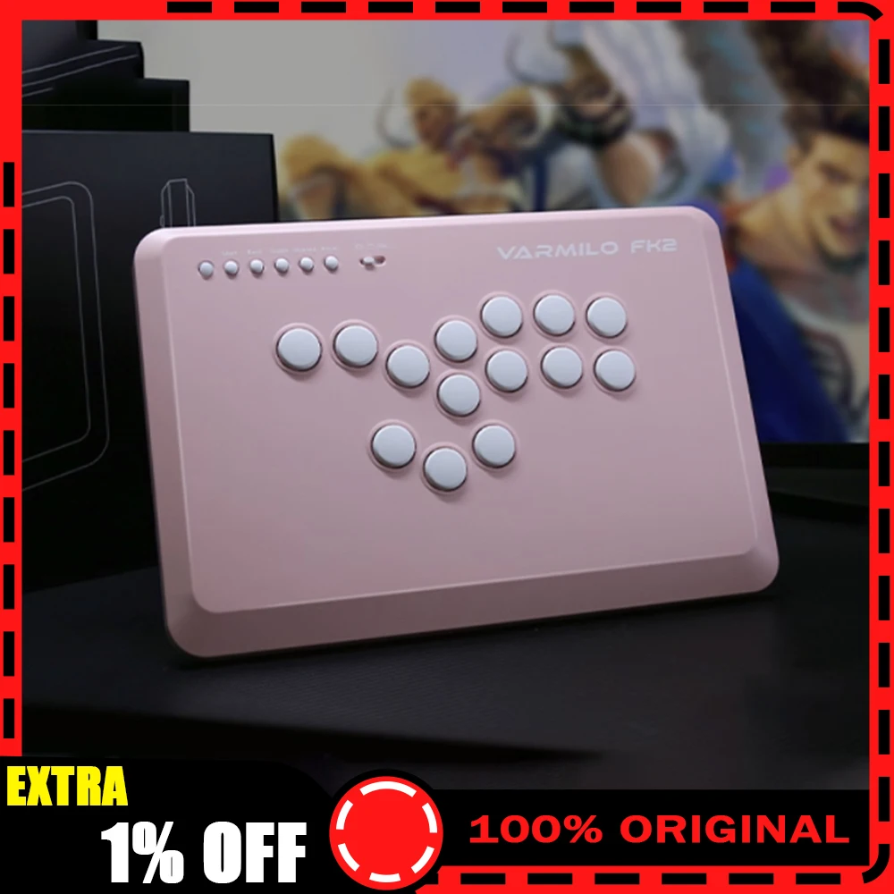 

Varmilo Fk2 Mini Keyboard Wired Hitbox 14 Keys Inductive Switch For Street Fighter Gamer Laptop Pc Gaming Keyboard Custom