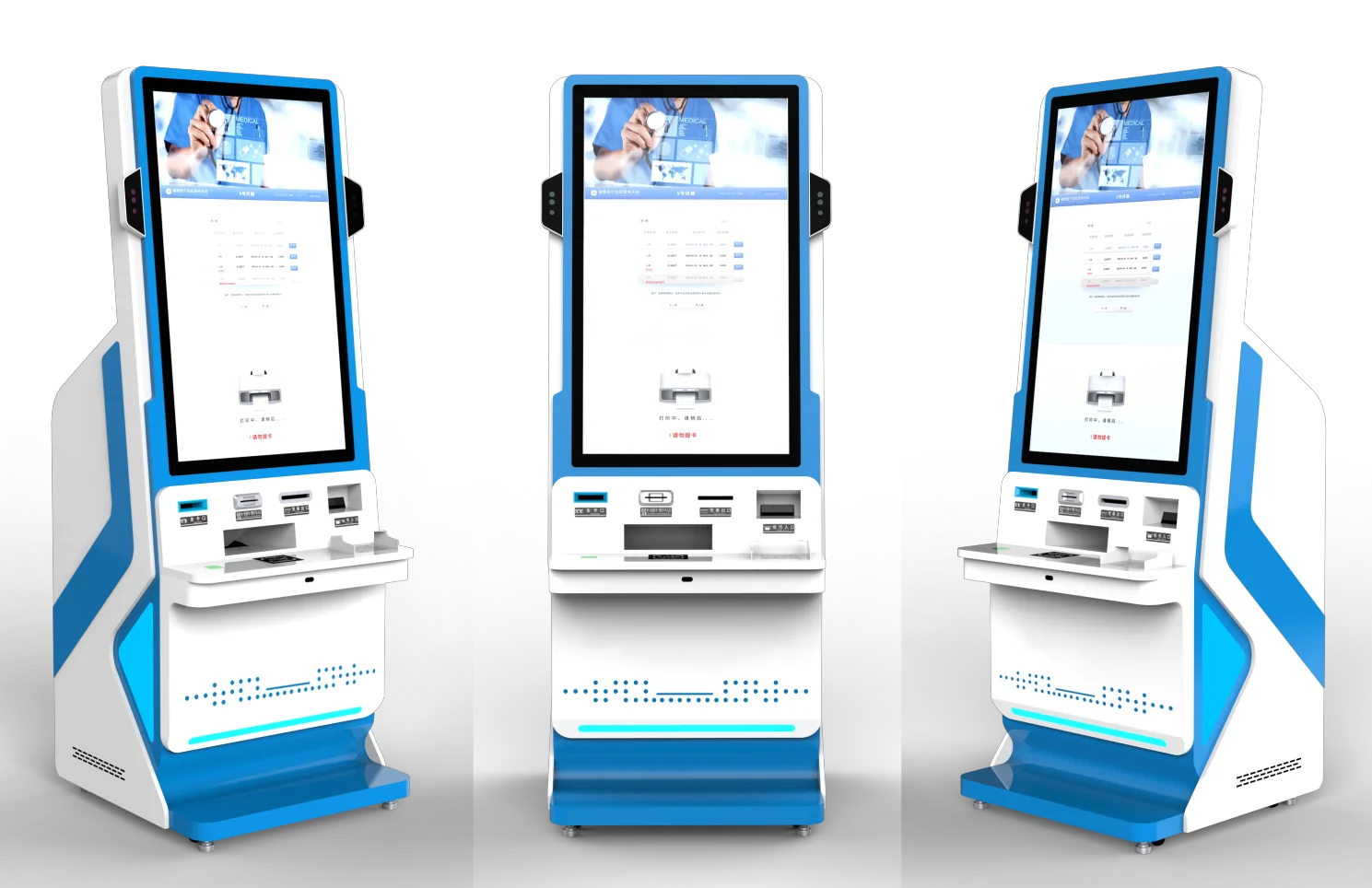 Produttore di chioschi OEM ODM Touch Screen Scansione/copia e stampa di documenti Quiosco self-service per banca/medico