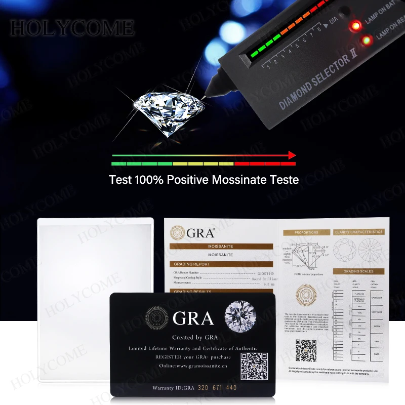 Custom Comparison Chart Kit Set Reference Various Fancy Shapes Gemstone 5A Cubic Zirconia Diamond Carat Sizes for Jewelry Store