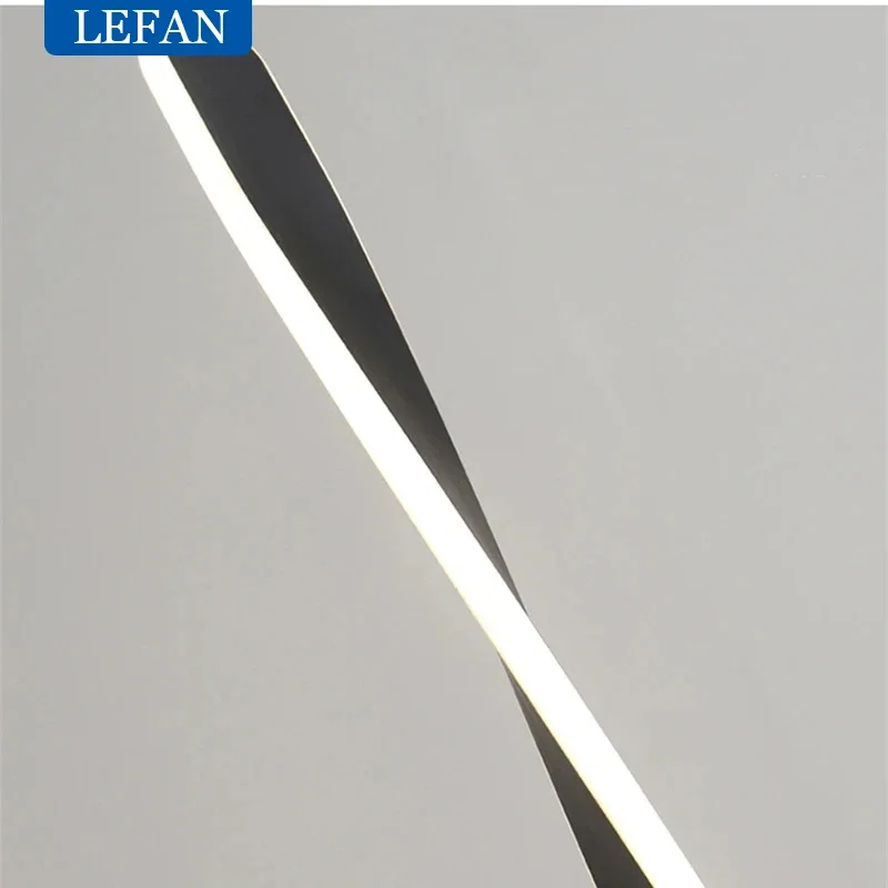 Imagem -06 - Modern Led Alumínio Floor Lamp Escurecimento Remoto Acrílico Forma Espiral Indoor Stand Iluminação Sala de Estar e Quarto