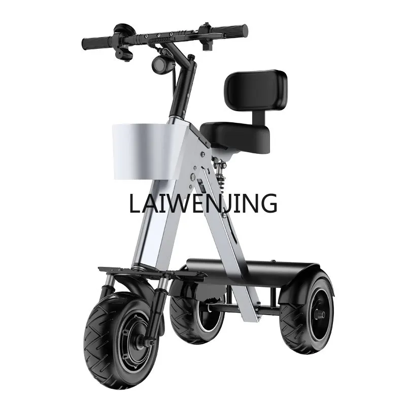 

LYN Mini Elderly Folding Electric Vehicle Light Portable Folding Three-wheeled Scooter