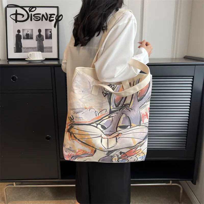 Disney-Bolso de mano del pato Donald para mujer, bolsa multifuncional de alta calidad y alta capacidad, a la moda, con dibujos animados