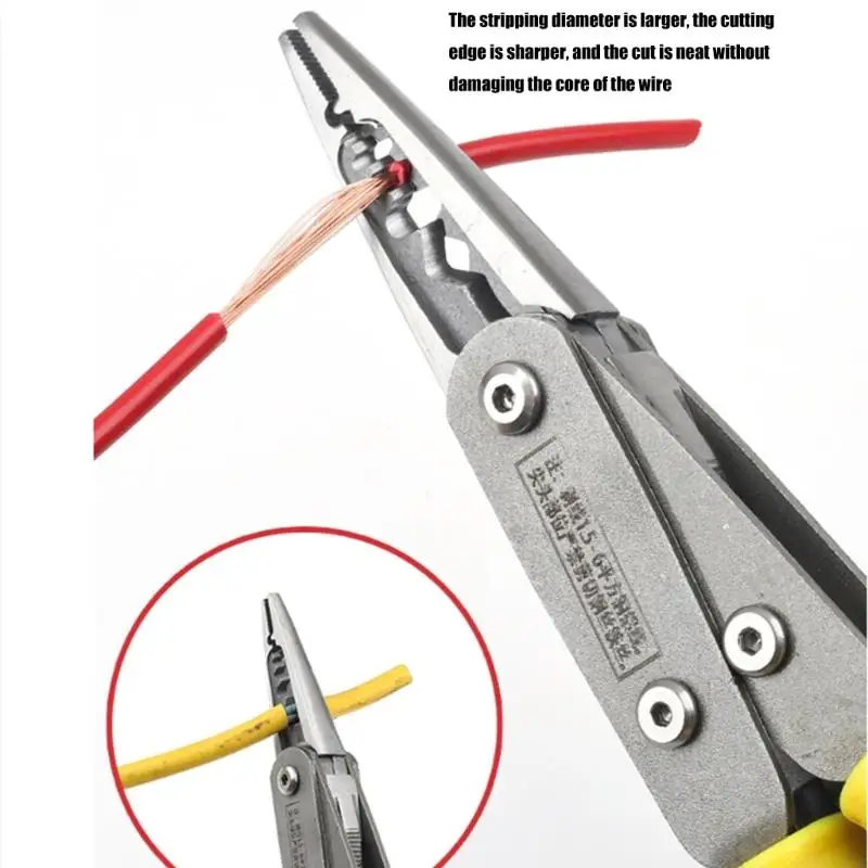 

Углеродная сталь Pliers Функция для снятия проволоки 0,5-6 мм² для ремонта механиков J0MC