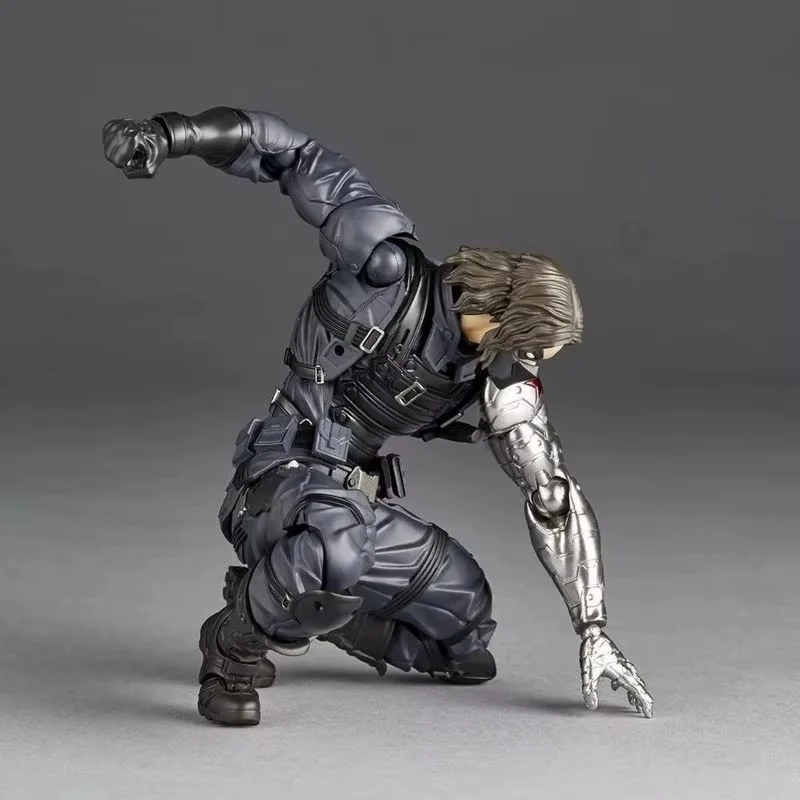 New Kaiyodo Revolving Technology Marvel Yamaguchi Style Marvel Winter Soldier Winter Soldier Figure Collection Toys Gifts