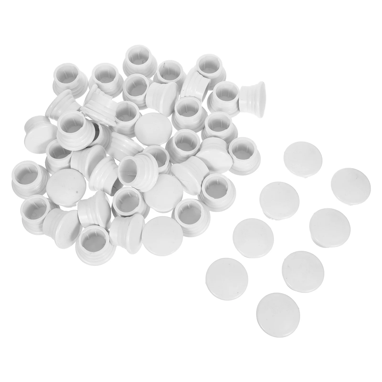 

50Pcs Drapery Rod End Caps Versatile Style Enhance Aesthetic Appeal of Home Decor Curtain Rod Cap Finial Curtain Finial