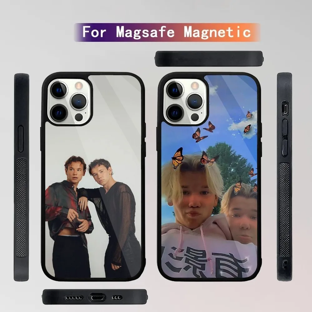 M-Marcus And Martinus Phone Case For iPhone 15,14,13,12,11,Plus,Pro,Max Mini Magsafe Magnetic Wireless Charging