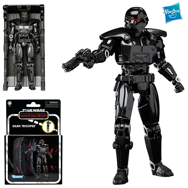 

Hasbro Star Wars The Vintage Collection Dark Trooper Toy 3.75 Inch Scale The Mandalorian Collectible Action Figure