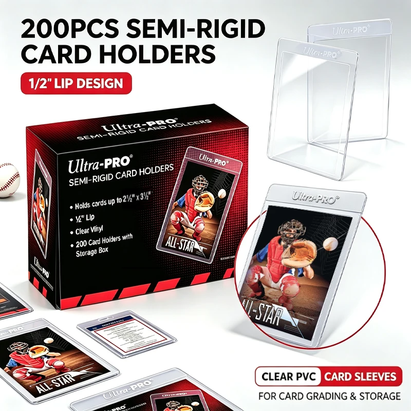 200-pezzi-di-porta-carte-semi-rigidi-ultra-pro-con-bordo-da-1-2-in-pvc-trasparente-custodie-protettive-per-carte-da-collezione