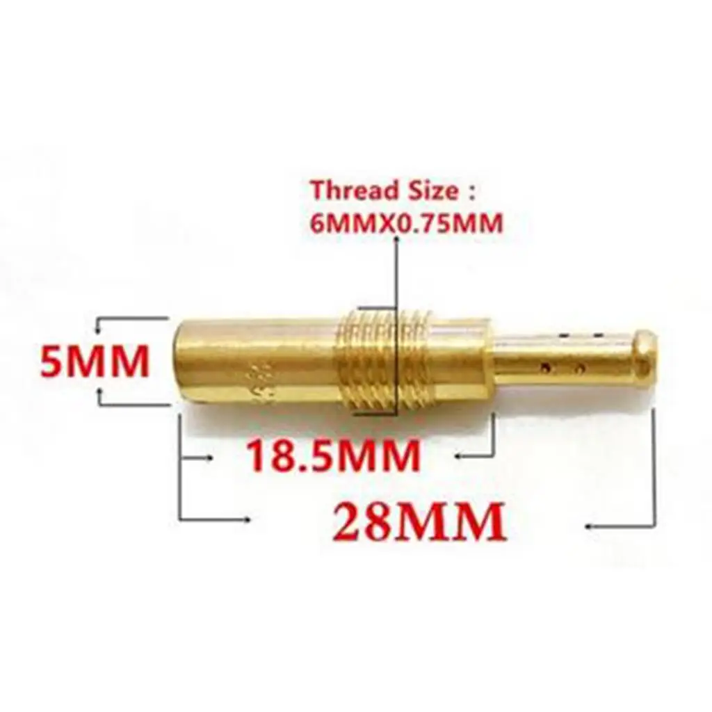 Main Slow Jet Carburetor Kit Metal Wearproof Power Jet PWK Pilot Jets for GY6 125cc 150cc Chinese Scooter ATV 12pcs
