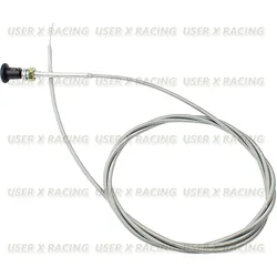 USERX Universal Motorcycle 96 inches Push Pull Choke Cable for Tractors Go Carts etc High quality and durability