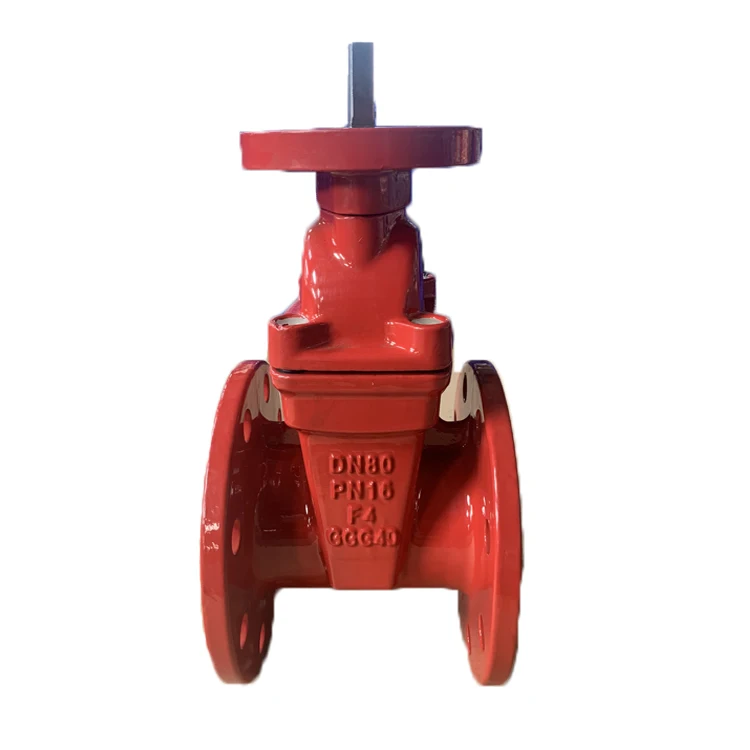 TIANJIN High Quality PN16 DN100 200 ISO Flange Gate Valve