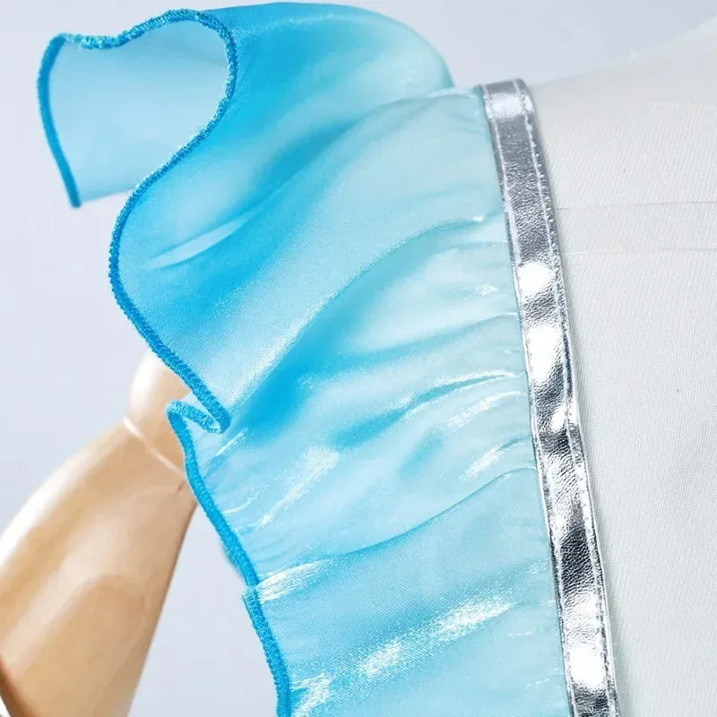 Wuthering Waves juego The Shorekeeper disfraz de Cosplay mujer juego de rol Sexy lindo vestido azul uniforme peluca traje fiesta de Halloween