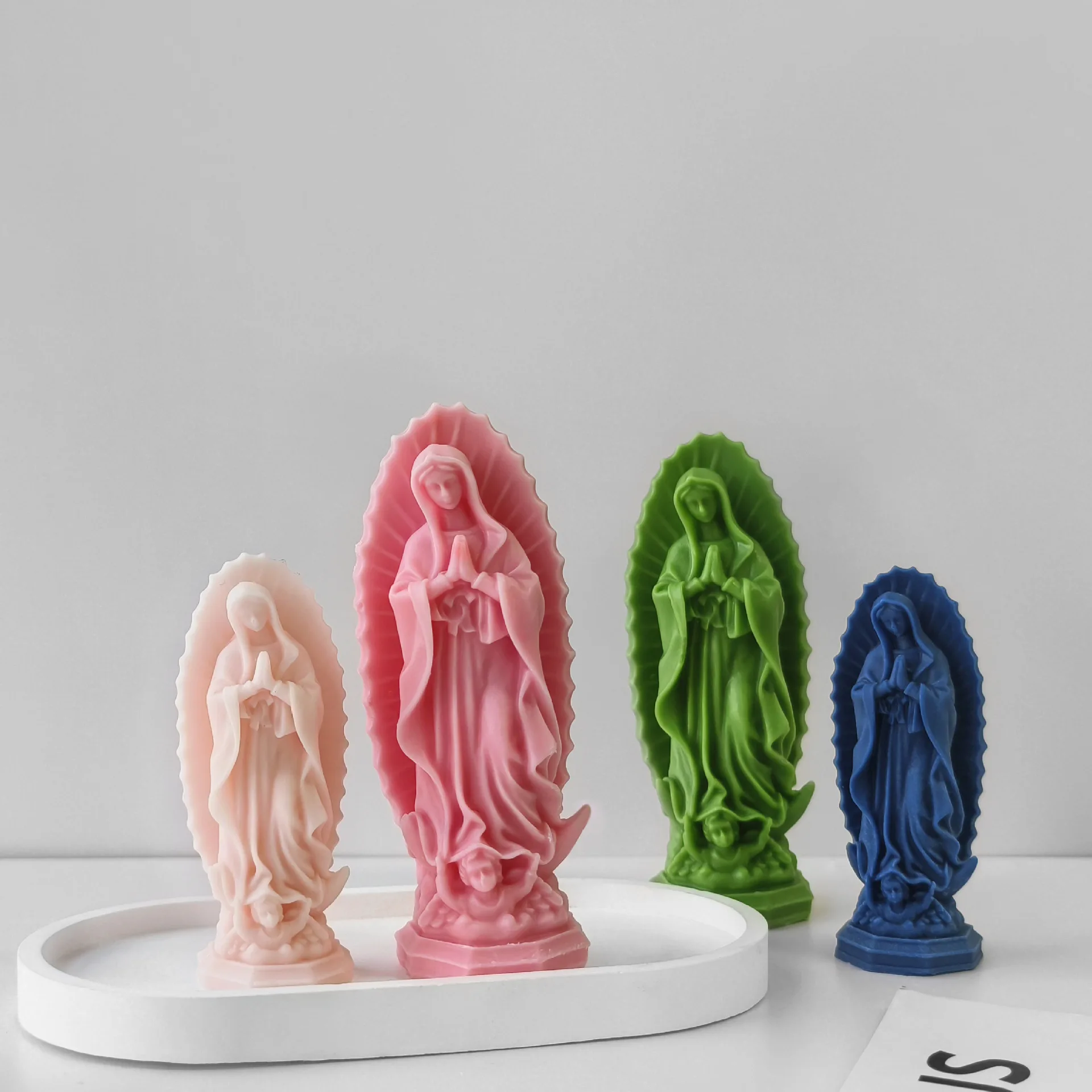 DIY Goddess Statue Silicone Mold Handmade Aroma Candles Plaster Resin Ornaments Mould Soap Candle Making Supplies