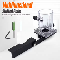 AT63-Trimming Machine For 65Mm 2 In 1 Slotted Bracket Invisibility Fasteners Wardrobe Cupboard Panel Punch Locator Aluminum