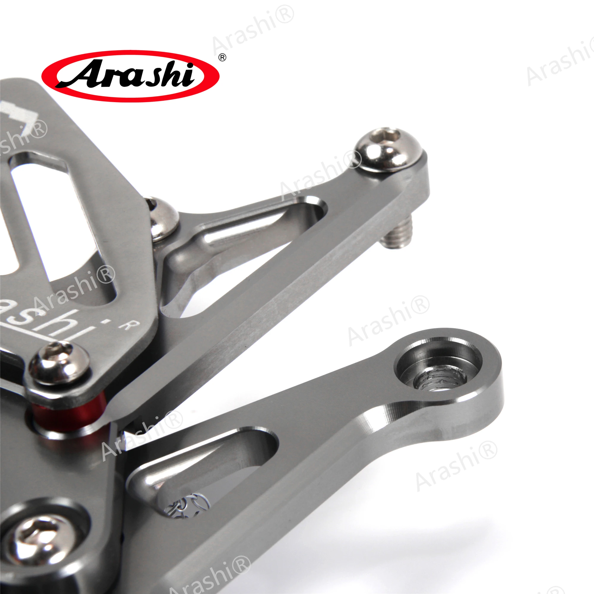 أراشي V1.0 مجموعات خلفية قابلة للتعديل باستخدام الحاسب الآلي مسند للقدمين أوتاد قدم لـ KAWASAKI Z1000 Z1000SX Ninja1000 Z 1000 1000SX 2014-2017 2015 2016 #4