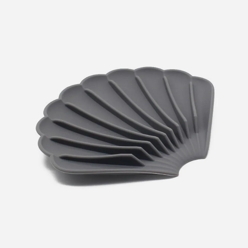 

2pcs Silicone Soap Dish Self-Draining Non-Slip Kitchen Bathroom Soap Tray Storage Container Shower Sink Counter Holder