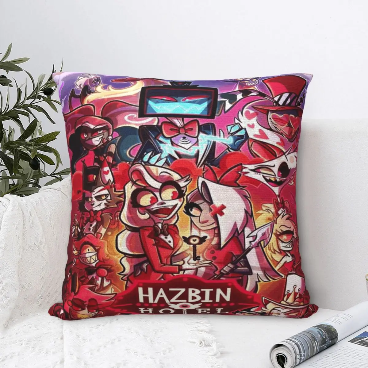 Hazbines Hoteles Pillowcase Stuff Printing Polyester Cushion Cover Decor Pillow Case Cover Seater Dropshipping 18