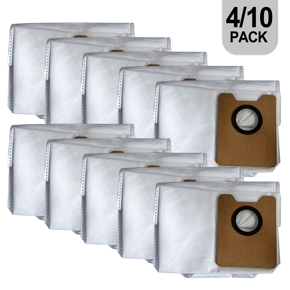 4/10pcs Dust Bags For ECOVACS Y1 For PRO / Y1 PRO PLUS Robot Vacuum Cleaner Non-woven Fabric Bags Replacement Accessories