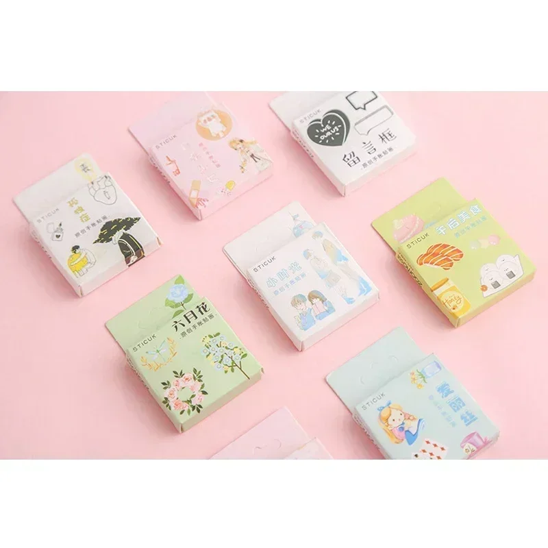 46pcs/pack Japanese Style Litter Girl Good Time Sticker Craft Decals sticker laptop notebook DIY Autocollant