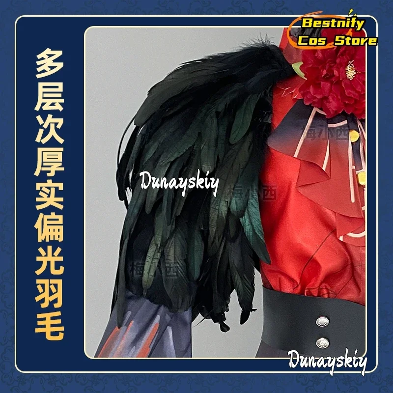 تأثيري الهوية الخامس إدغار فالدن الرسام متعدد الألوان الطباعة تأثيري حلي مبالغ فيها ريشة البدلة طقم قبعات لعب الأدوار شعر مستعار حذاء