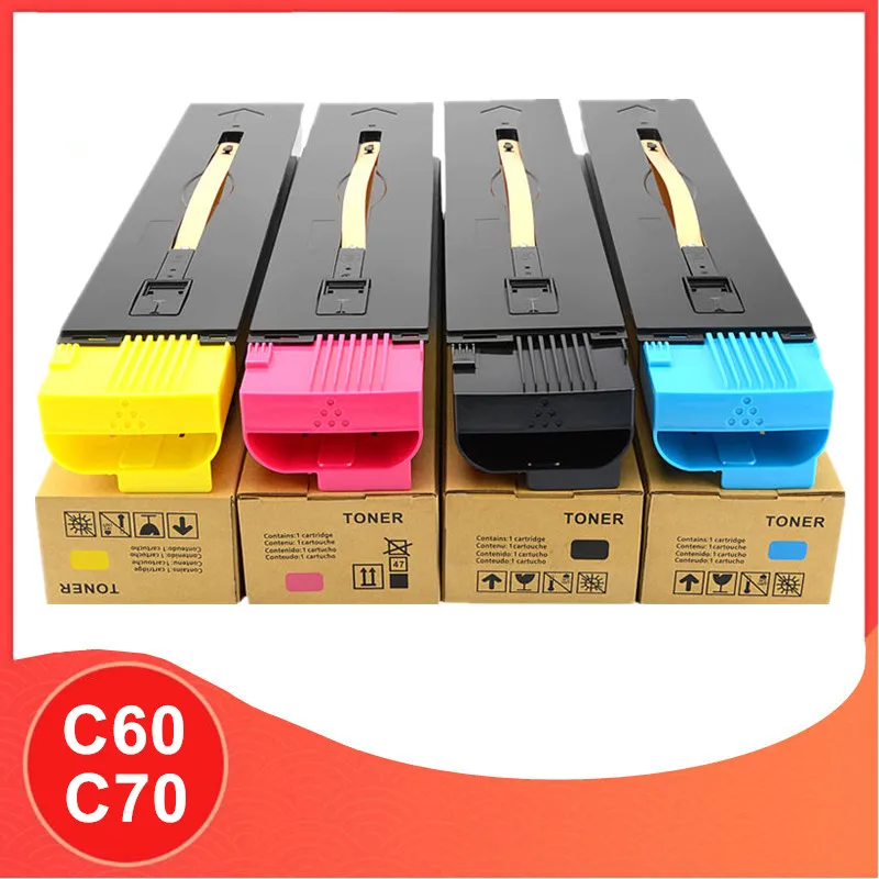 

4PCS/Set 670g BK C M Y Compatible Color Toner Cartridge For Xerox Docucolor C70 C60 C550 C560 C570 C5580 C5585 C6680 C6685 C7780