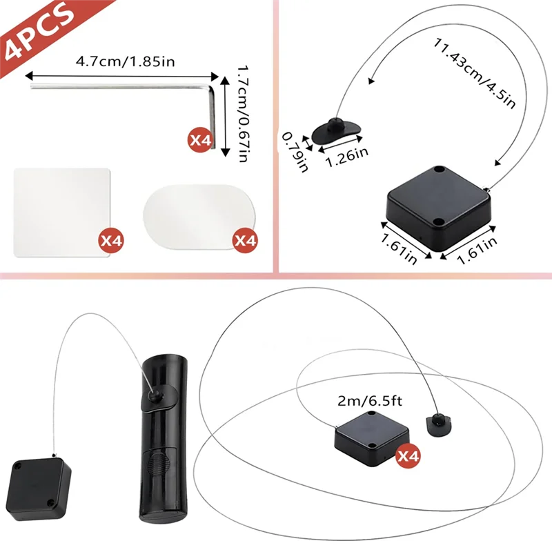 Tali Pengikat Remote Control Retractable A29F-6.5Ft