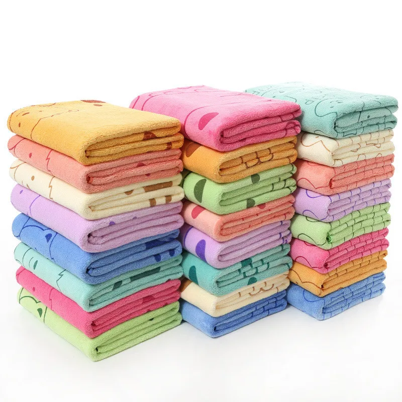 Microfiber Pet Towel Super Absorbent Pet Bath Towel for Cats Small Large Dogs Cleaning Grooming Drying Tool Pets Supplies