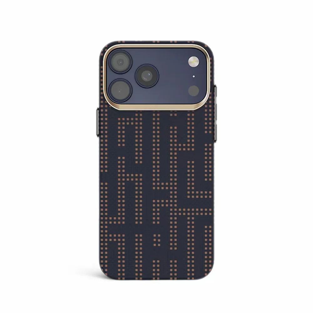 

For iPhone 17 Pro Max/17 Pro Aramid Fiber Magnetic Case Non-Slip Ultra Slim Tactile Woven