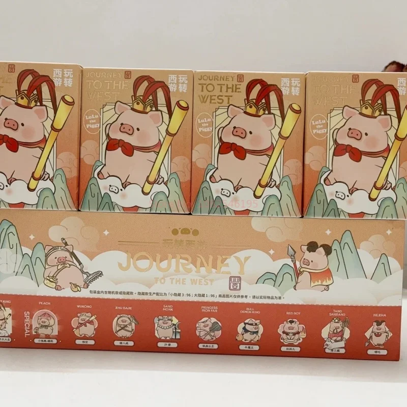 حقيقي لولو الخنزير رحلة في الغرب سلسلة صندوق أعمى لطيف أنيمي الشكل تحصيل لعبة مجسمة فتاة عيد ميلاد مفاجآت هدية #5