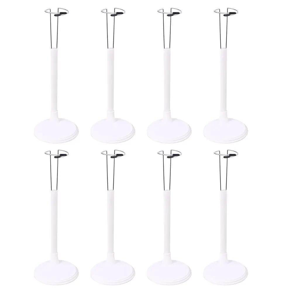 

8Pcs Plastic Support Rack Stable Waist Design Figure Display Holder Storage Stand for Room Shelf Organization Stand