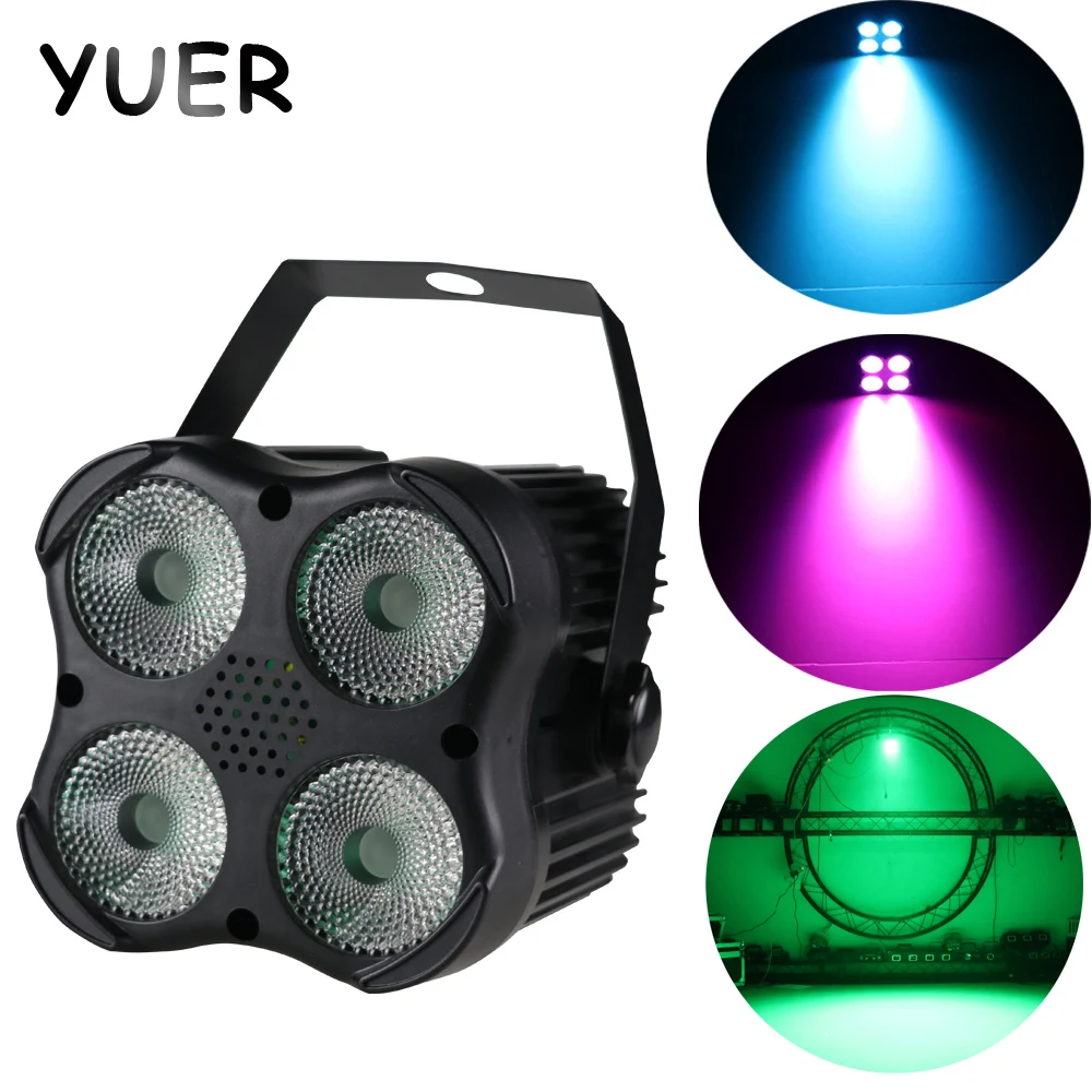 

Small 4 Eyes RGBW LED Par Stage Light DMX512 Sound Auto Remote Mode Control For Home Party Wall Wash Disco DJ Lamp Machine