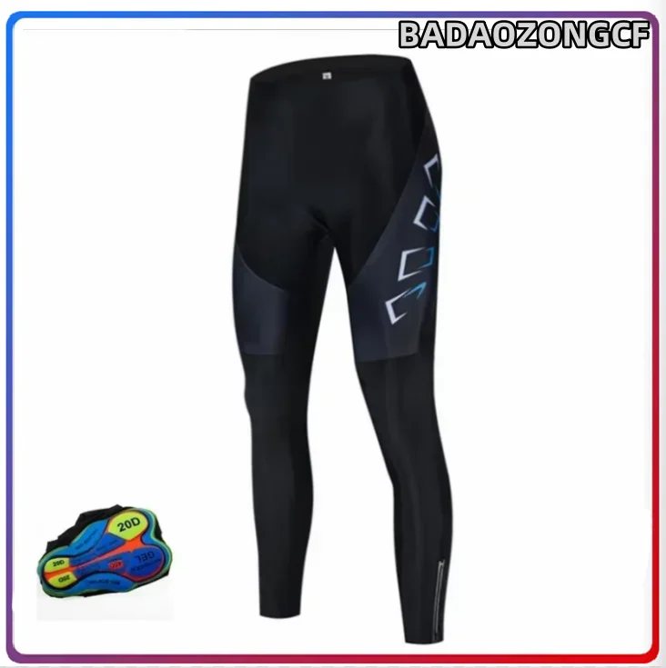 Shockproof Men Autumn Tight Fitting Long Pants Cycling 20D Anti Slip Padded Gel Bike Mtb Downhill Slope Mountain Bicycle