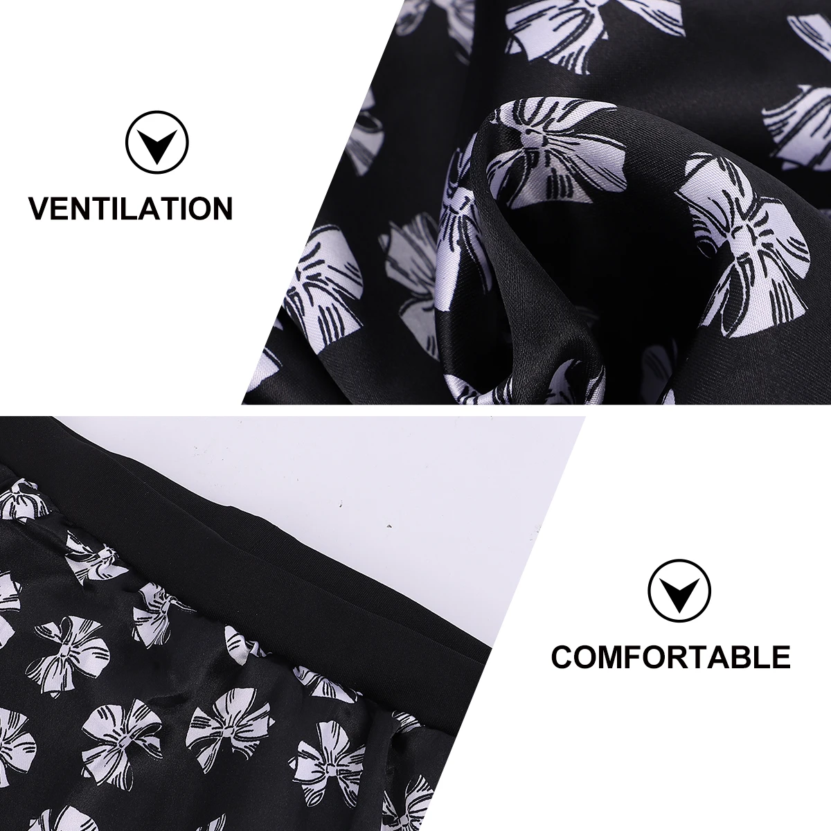 

Wide Brim Beanie Sleeping Cap Elastic Hair Care Printed Stretchy Chemotherapy Practical Long Lasting Satin Material No