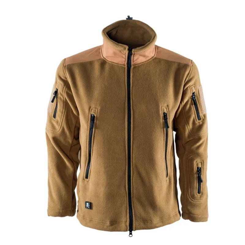 

Men's Winter Tactical Fleece Jacket Thicken Warm Softshell Outdoor Hiking Climbing Jacket Inner Liner Field Military Combat Coat