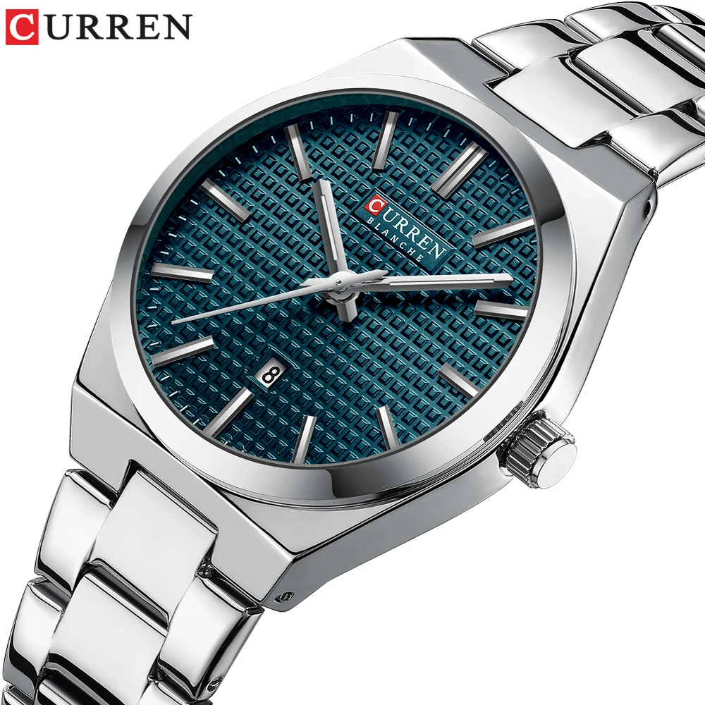 CURREN Luxury Watch For Woman Square Ladies Quartz Watch Luminous Waterproof Date Women\'s Watches Dress Female Clock reloj+box