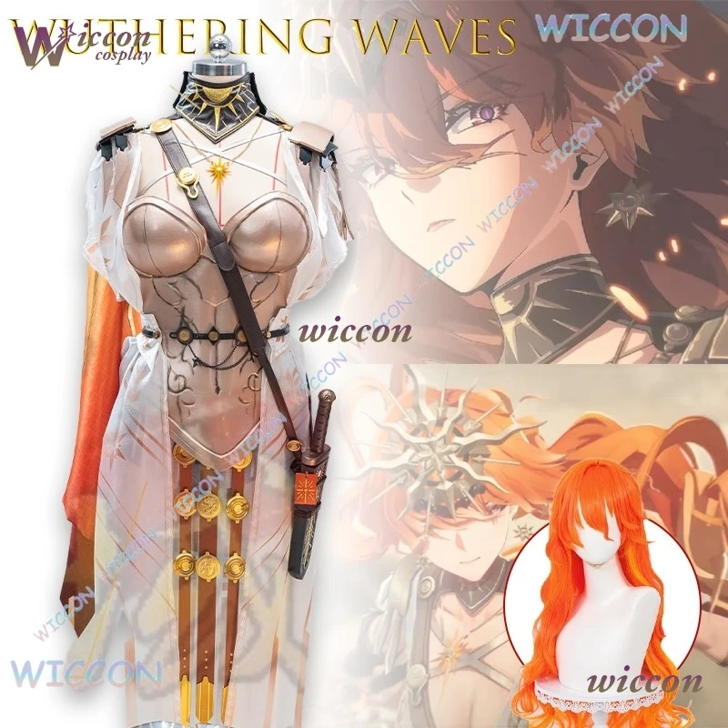 Wuthering Waves Augusta Cosplay Outfit Anime Spiel Charakter Kostüm Halloween Komplettset Sexy Weihnachten Rollenspiel Cosplay Outfit