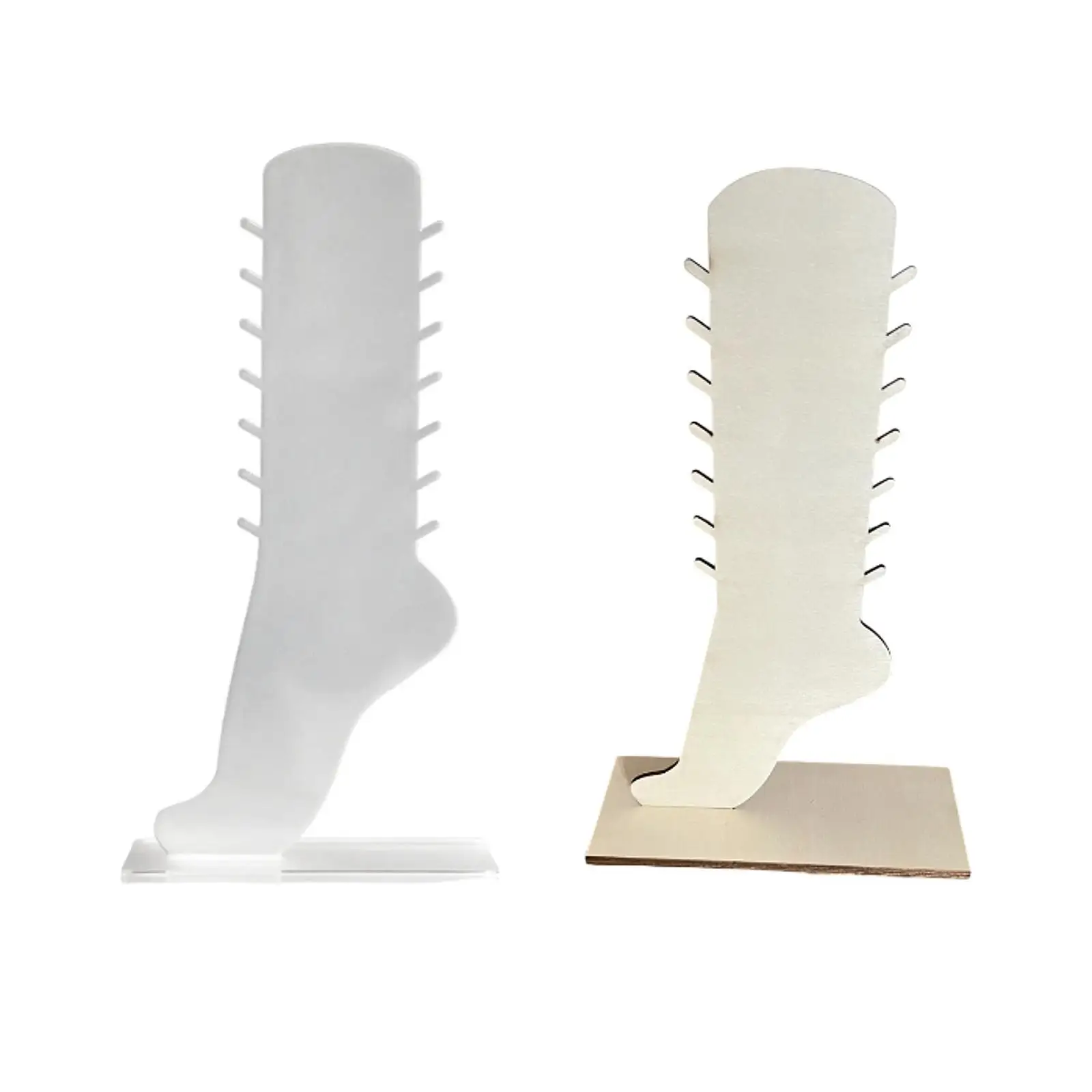 رف تخزين خلخال على شكل قدم مكون من 7 طبقات لسطح صالة العرض