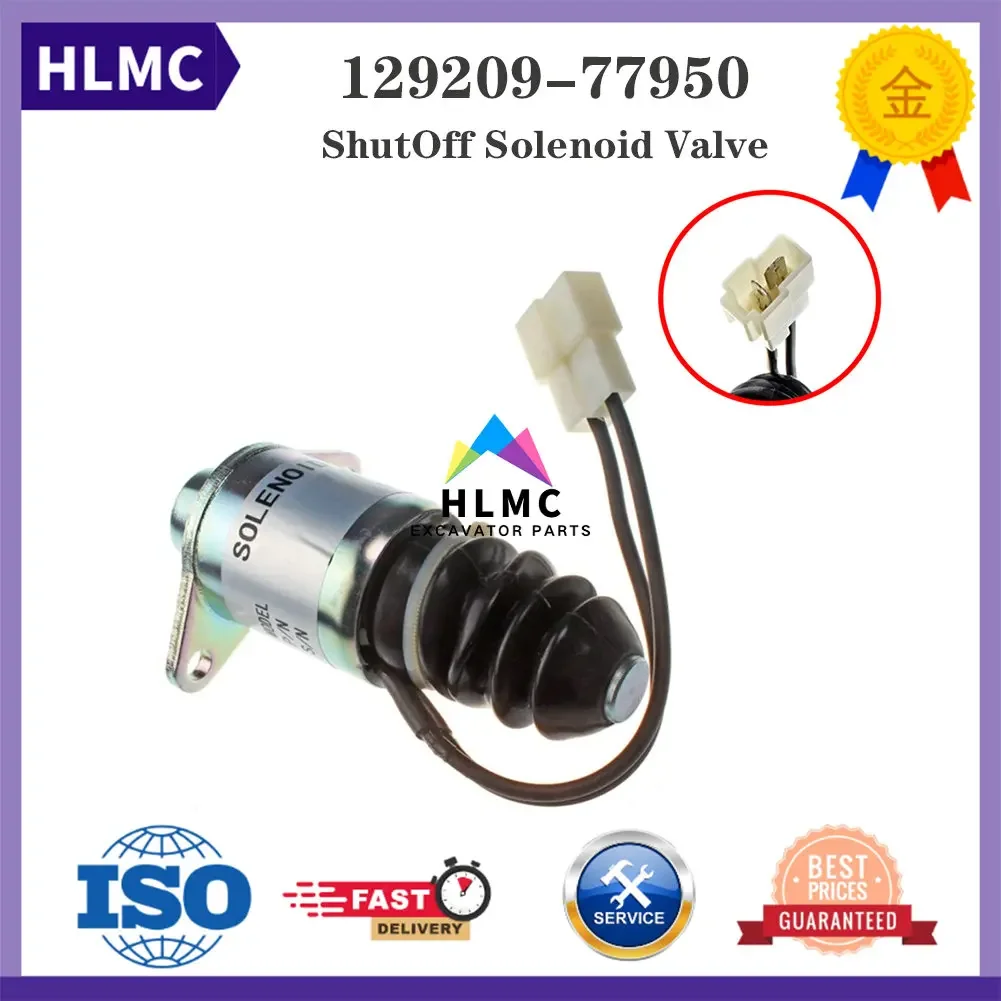 

Запорный электромагнитный клапан 129271 -77950 129209 -77950 HD 46645945 Для морского двигателя Yanmar 2YM15 3YM30 3YM20 3JH5E 3JH4E 4JH4AE