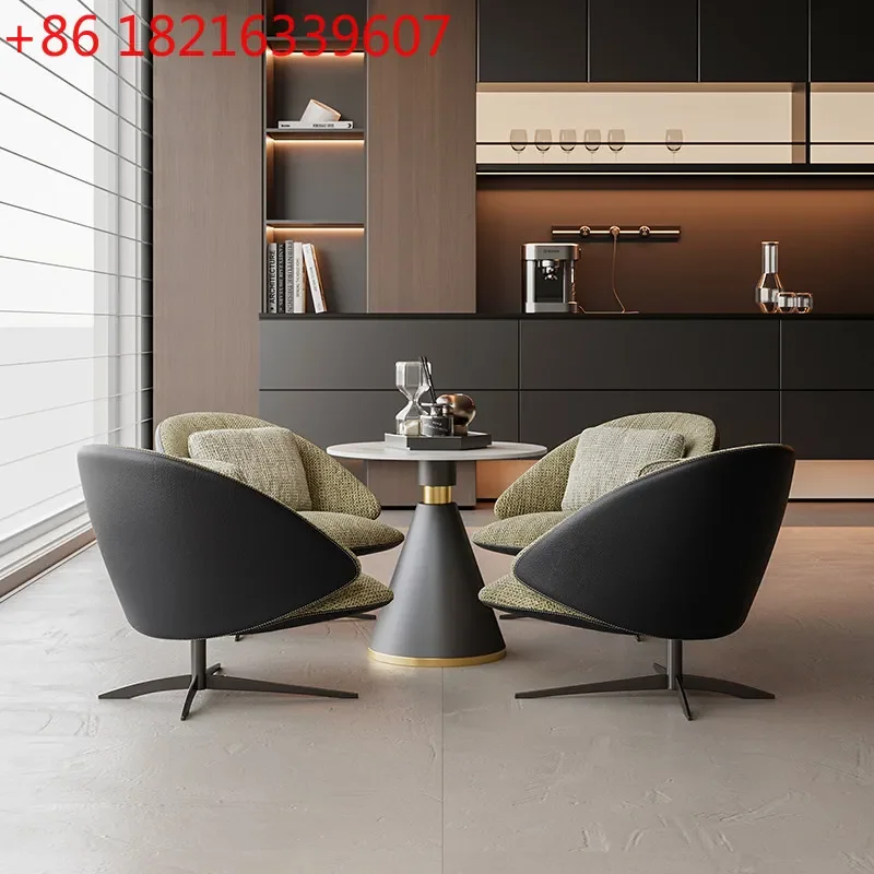 YAO Italian minimalist negotiation table and chair combination hotel lobby sales office