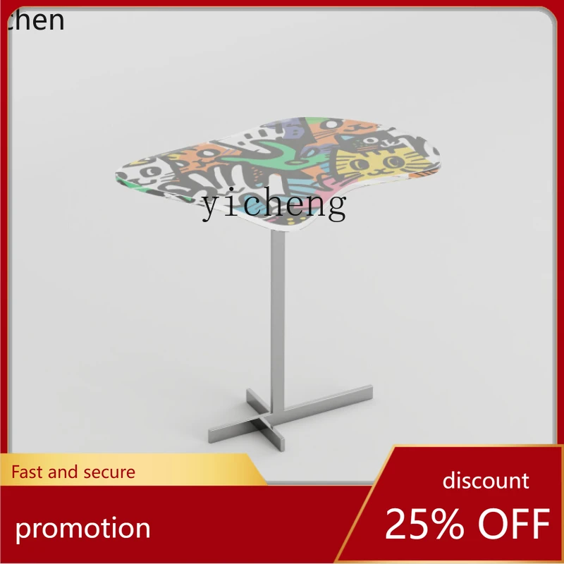 

ZML exquisite corner small coffee table, living room sofa side balcony small square table, corner small table