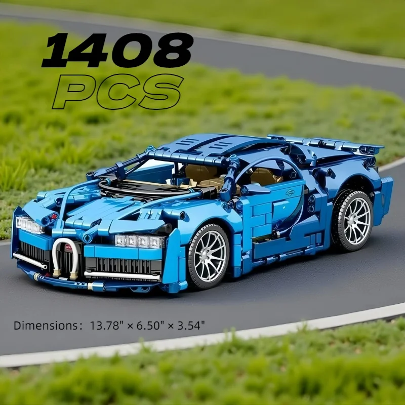

City Technical Mechanical Blocks Racing Building Block 1400+PCS Racing Car Set Speed Sports Car Technical To Assemble Car Toys G