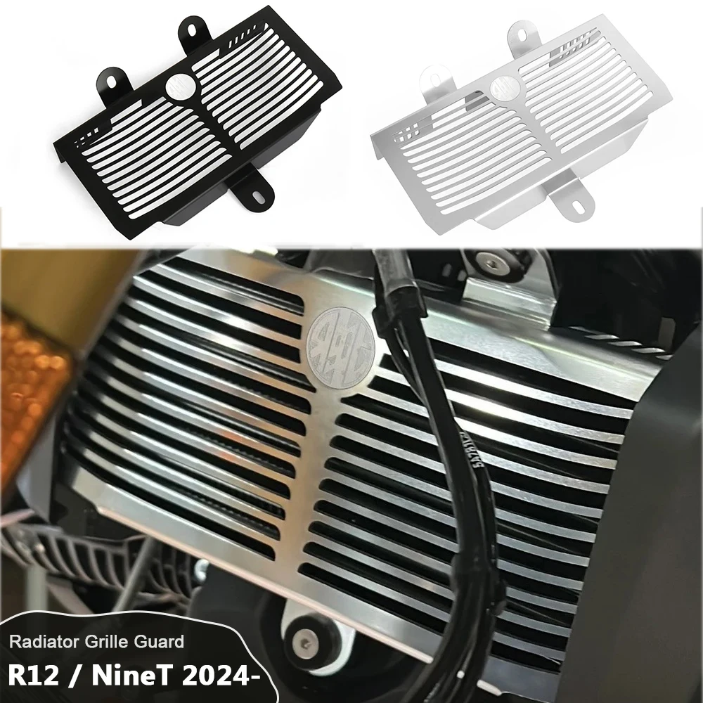 

For BMW R12 NineT R 12 2024 2025 2026 Radiator Grille Guard Oil Cooler Protector Cover Motorcycle Accessories Engine Protection