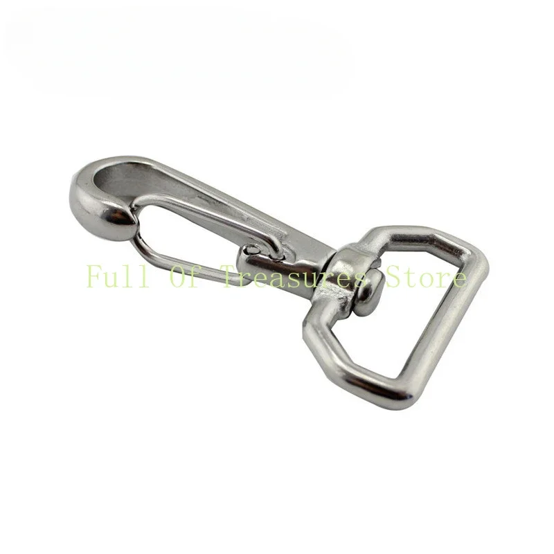 Stainless steel square ring universal hook, simple  backpack buckle, woven belt,hook