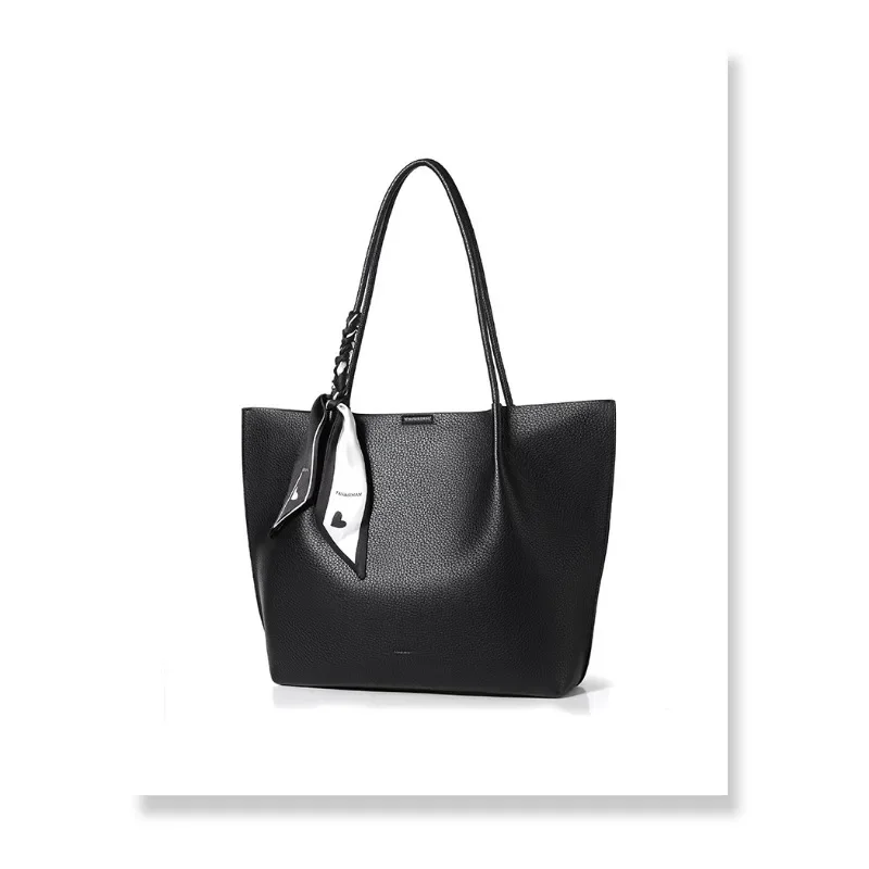 2024Trendy Fashion Women's Bag Commuting Large Capacity Tote Bag Versatile Western Style Shoulder Bag High-end Exquisite Handbag